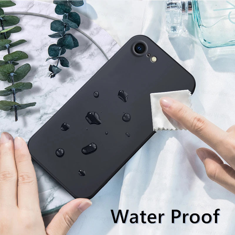 Luxury Liquid Silicone Shockproof Case – iPhone SE/7/8/Plus