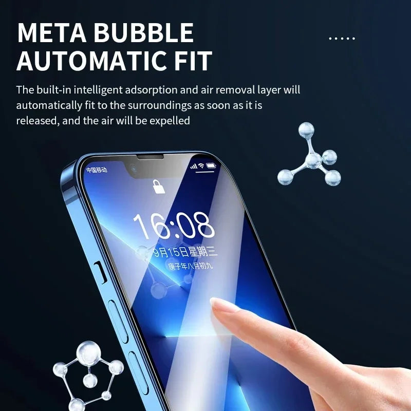 iPhone Tempered Glass Screen Protector (3-Pack)