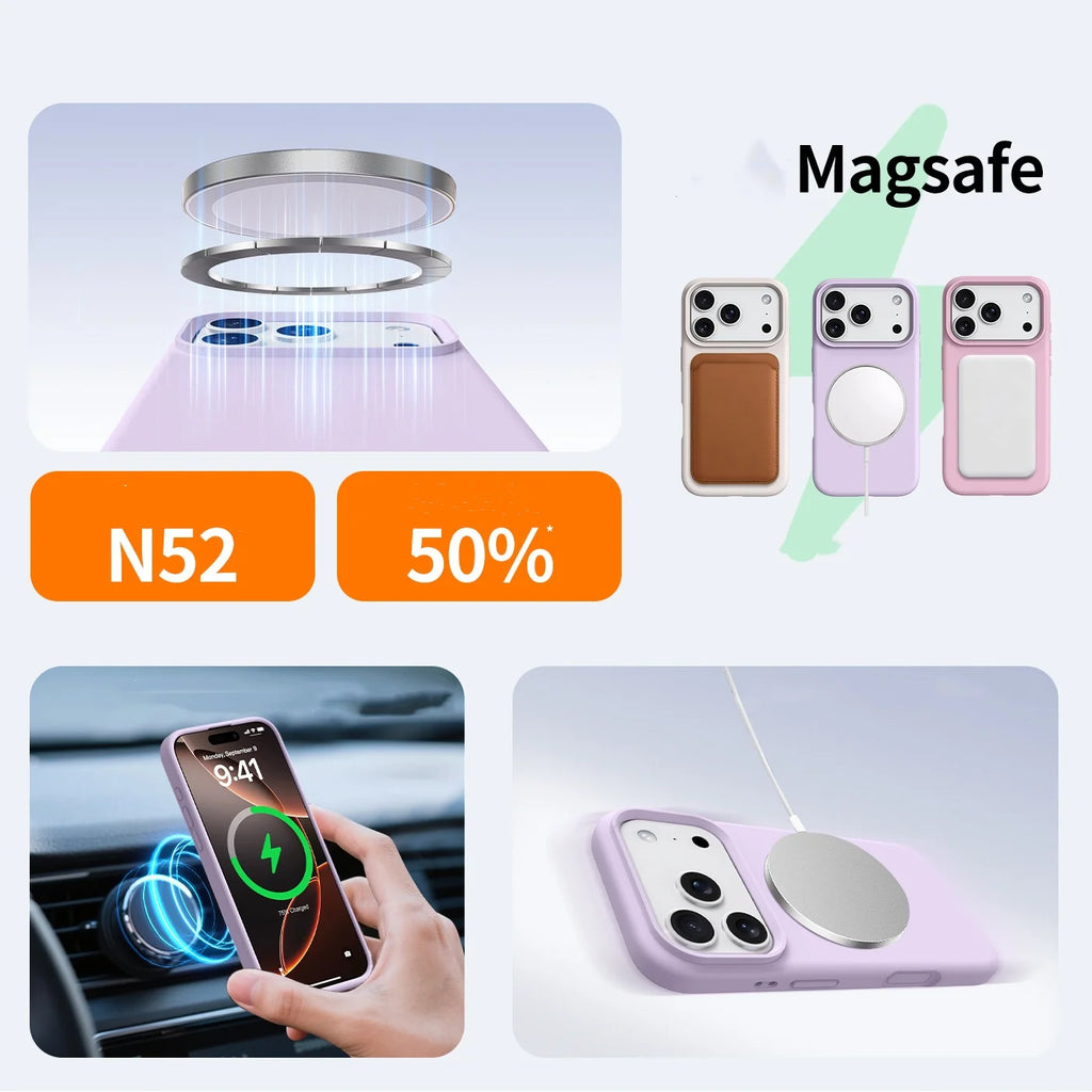 Liquid Silicone For Magsafe Case for iPhone