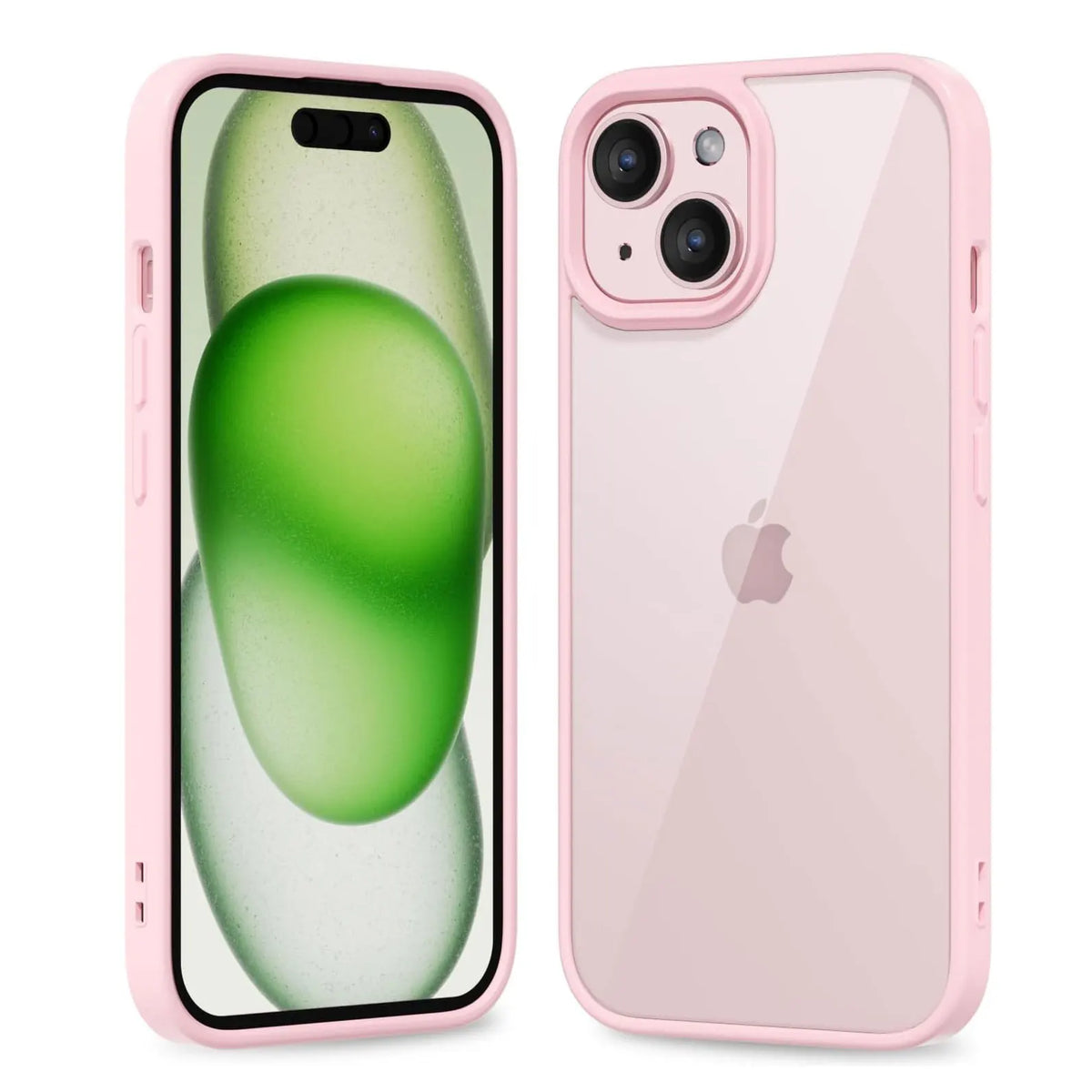 Colour Back Transparent Shockproof Phone Case