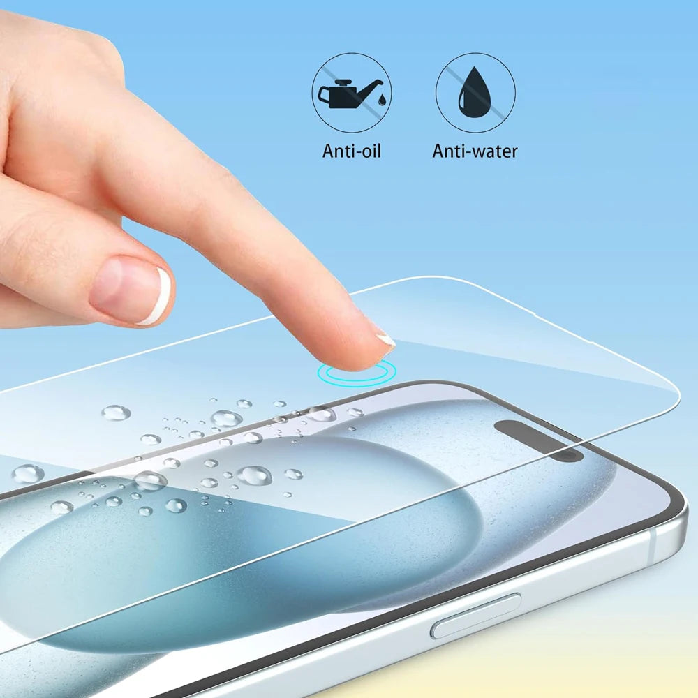 iPhone Tempered Glass Screen Protector (iPhone 11–18 Pro Max)