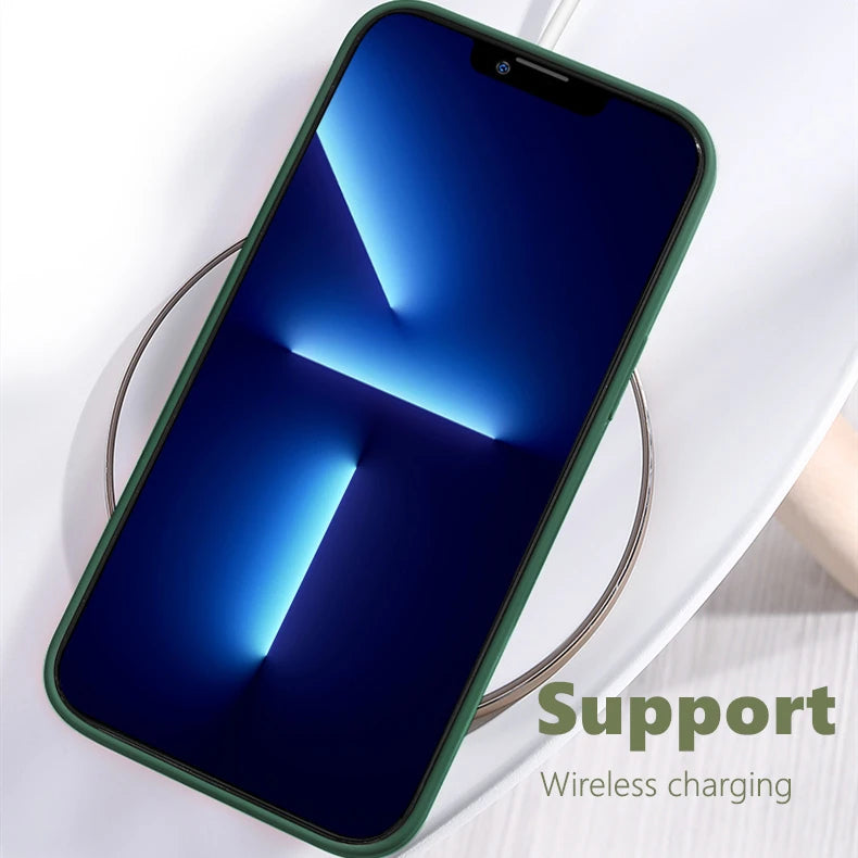 Luxury Liquid Silicone Shockproof Case – iPhone SE/7/8/Plus