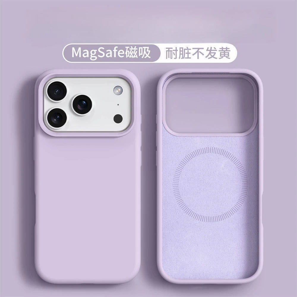 Liquid Silicone MagSafe Phone Case