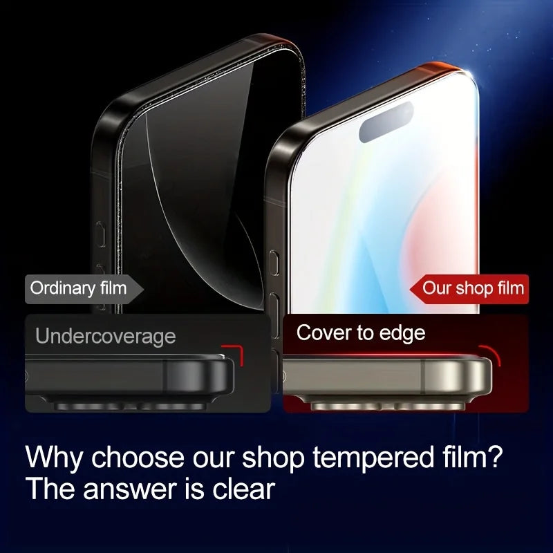 iPhone Tempered Glass Screen Protector