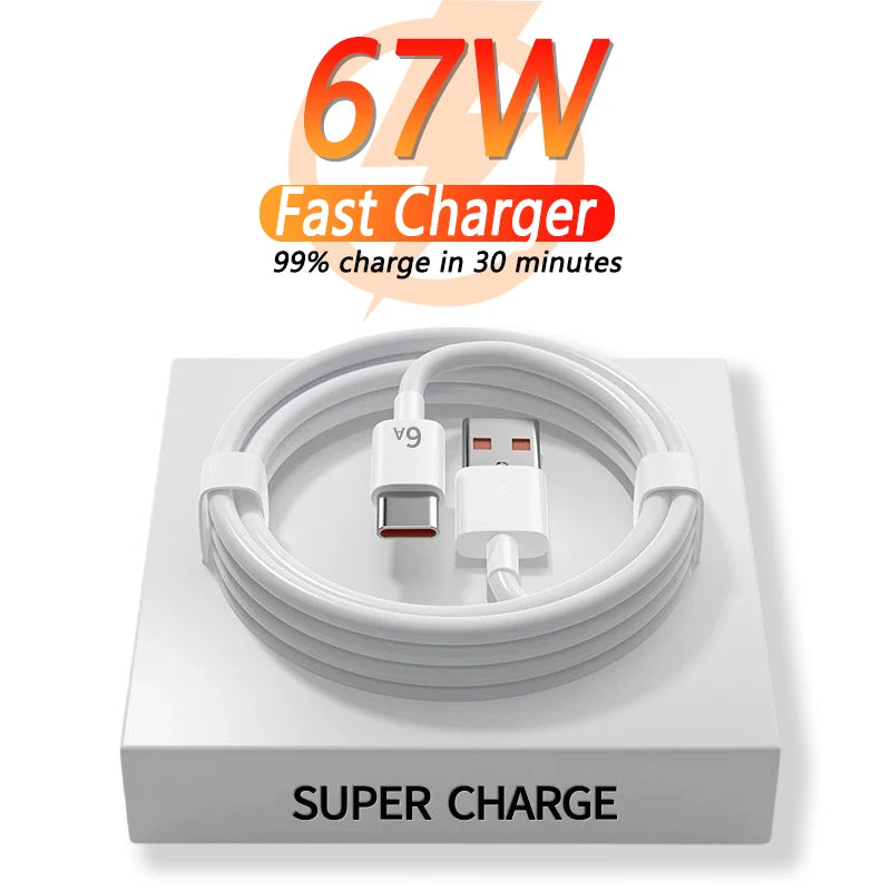 Xiaomi 67W USB-C Fast Charger with 6A Cable