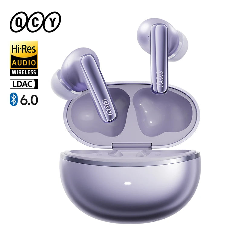 QCY MeloBuds N70 ANC Earbuds – Bluetooth 6.0, LDAC, 50H, IPX5