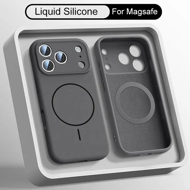 Liquid Silicone Magsafe Phone Case