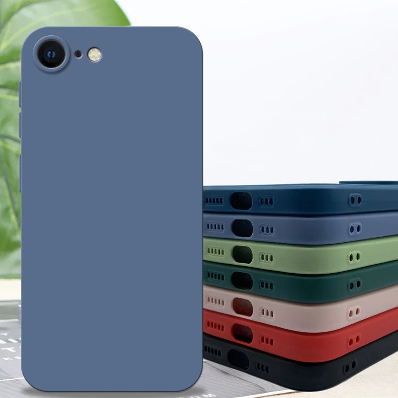 Luxury Liquid Silicone Shockproof Case – iPhone SE/7/8/Plus