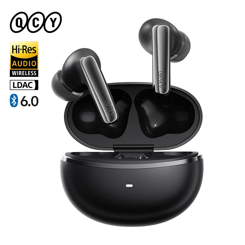 QCY MeloBuds N70 ANC Earbuds – Bluetooth 6.0, LDAC, 50H, IPX5