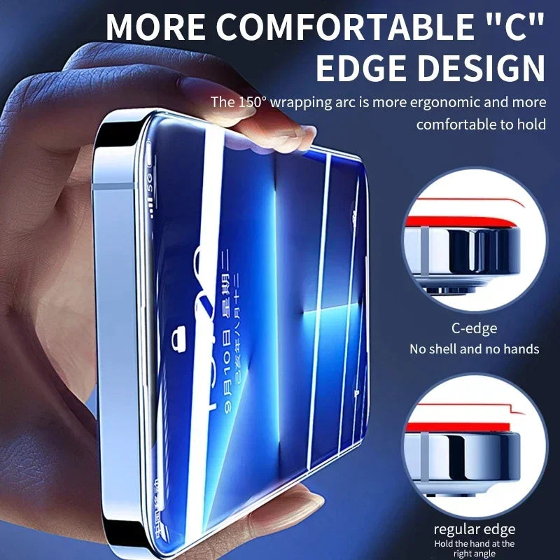 iPhone Tempered Glass Screen Protector (3-Pack)