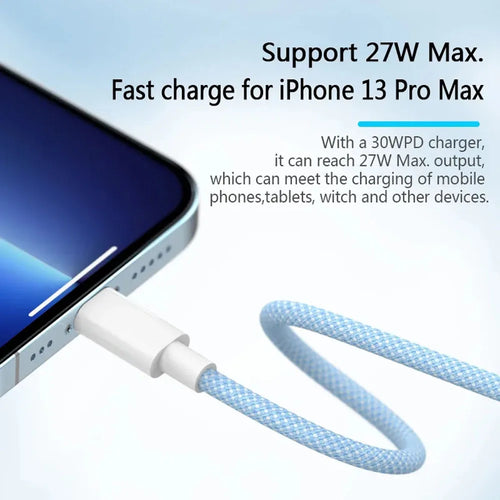 20W USB-C Fast Charging Cable for iPhone & iPad