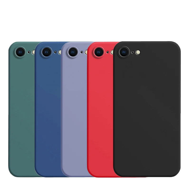 Luxury Liquid Silicone Shockproof Case – iPhone SE/7/8/Plus