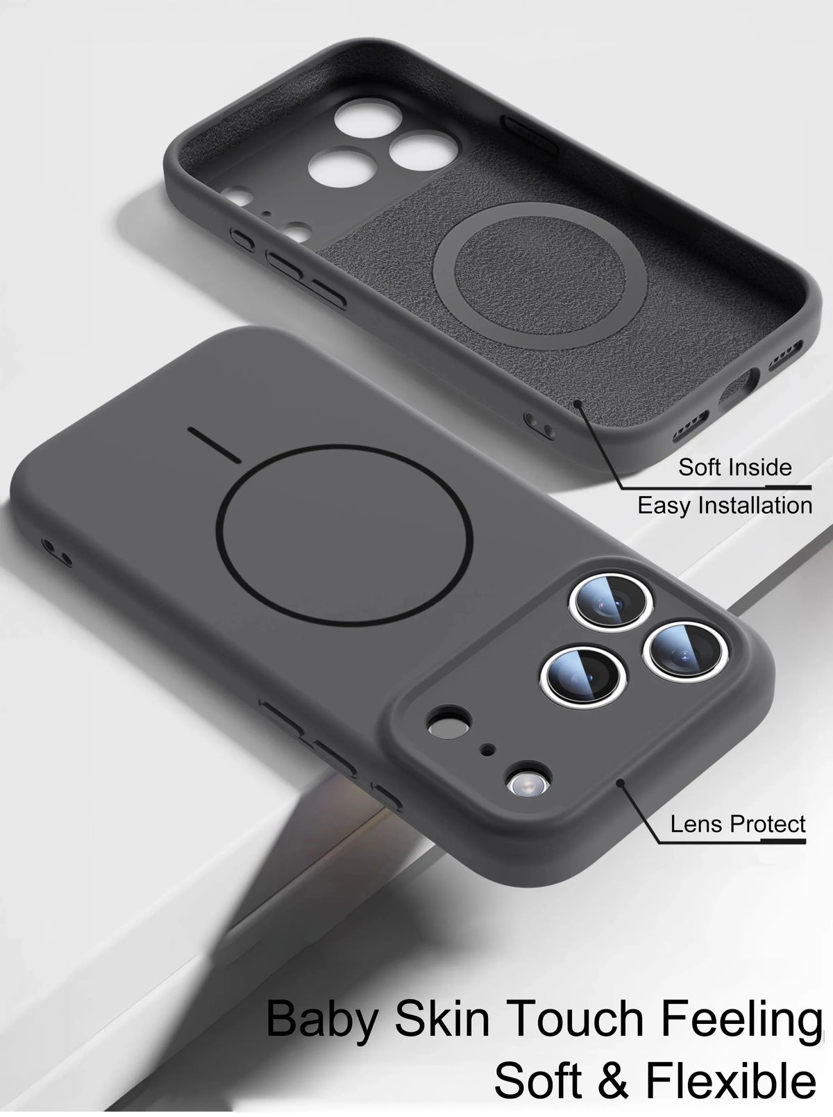 Liquid Silicone Magsafe Phone Case