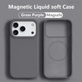 MagSafe Phone Case Soft Liquid Silicone Cover
