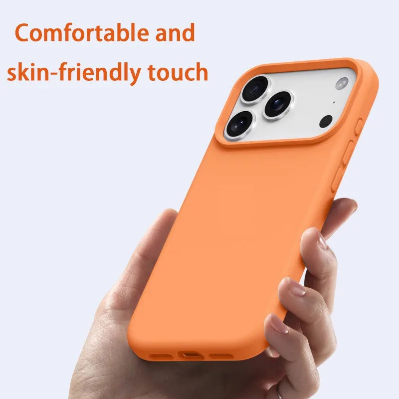 MagSafe Phone Case Soft Liquid Silicone Cover