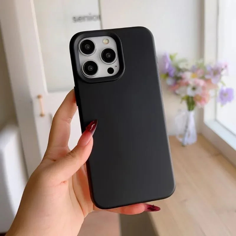 Silicone Solid Color Simple Fashion Phone Case
