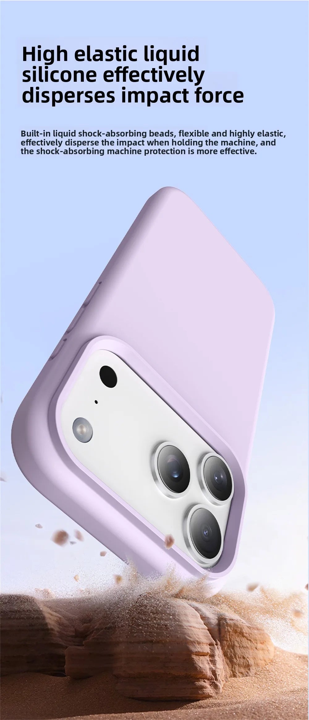 Liquid Silicone MagSafe Phone Case