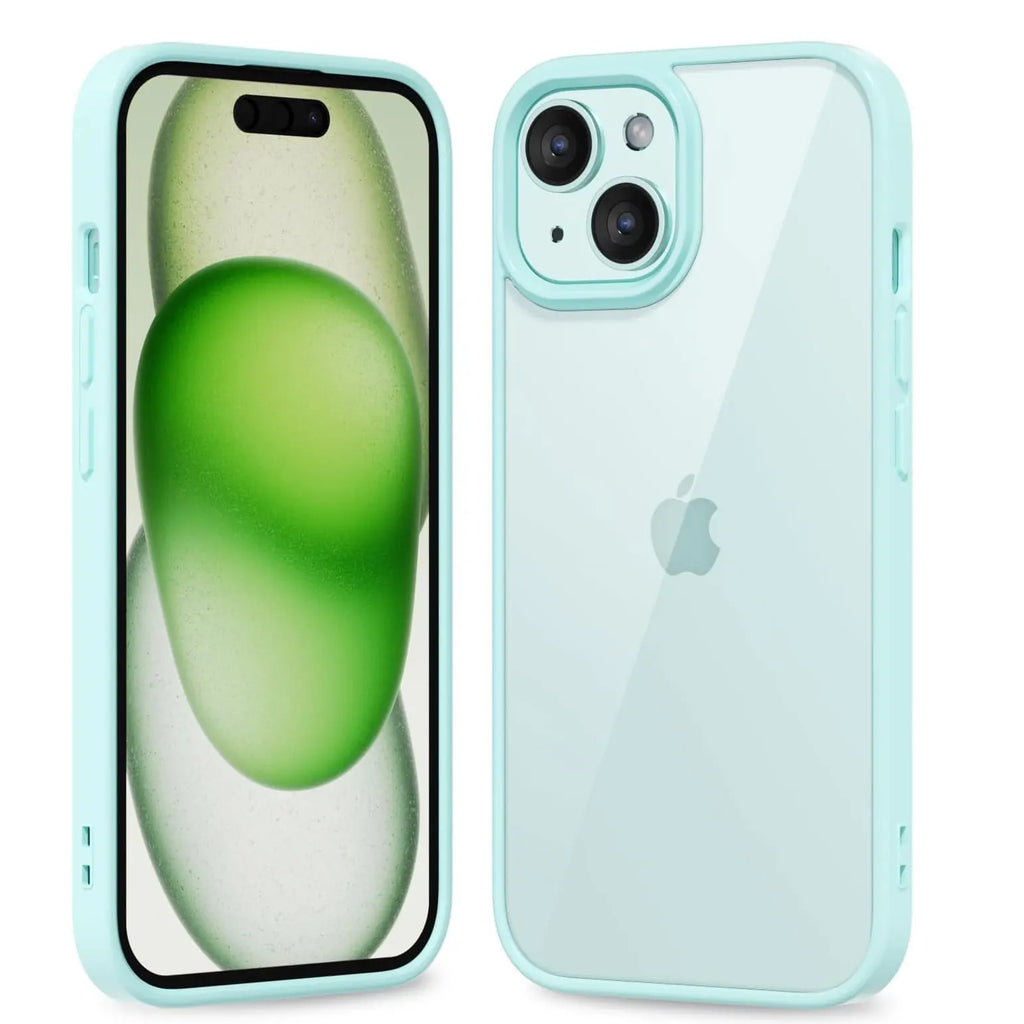 Colour Back Transparent Shockproof Phone Case
