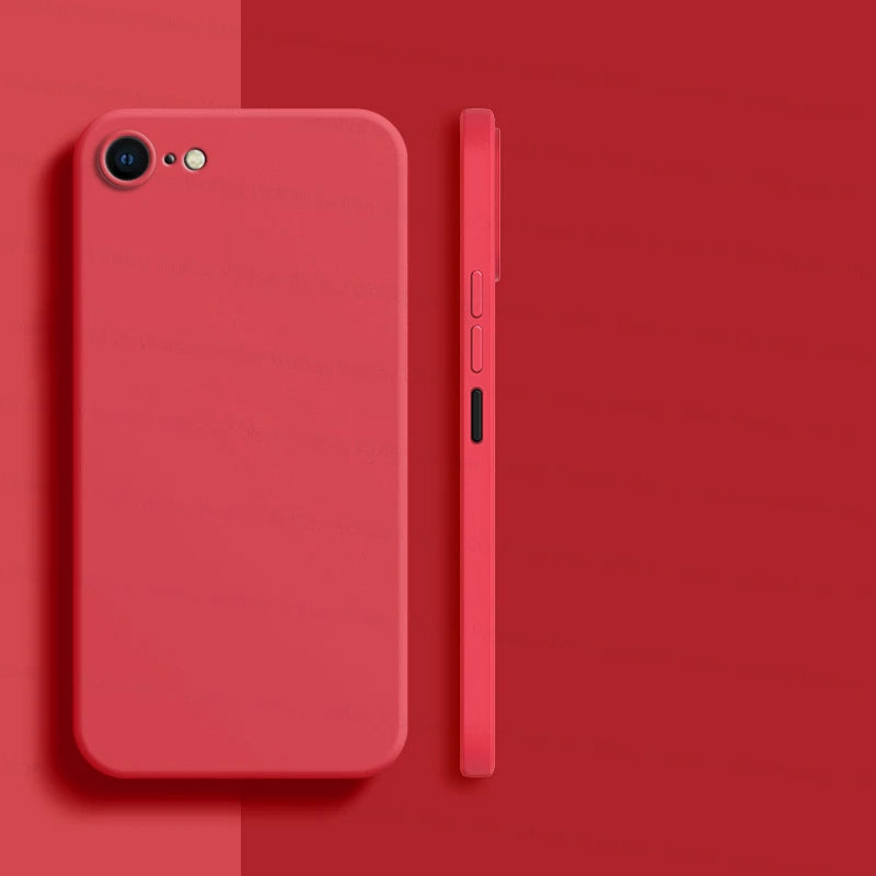 Luxury Liquid Silicone Shockproof Case – iPhone SE/7/8/Plus