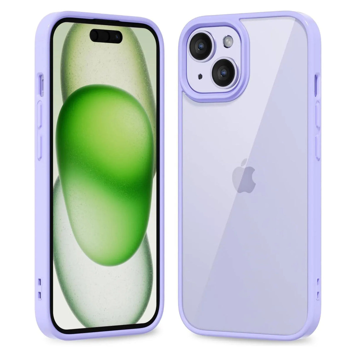 Colour Back Transparent Shockproof Phone Case