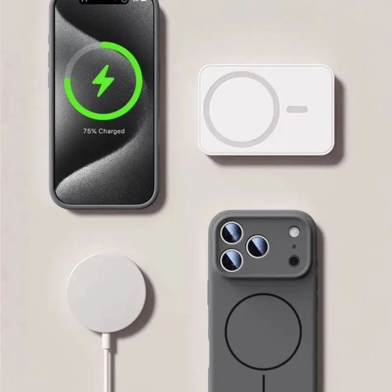 Liquid Silicone Magsafe Phone Case
