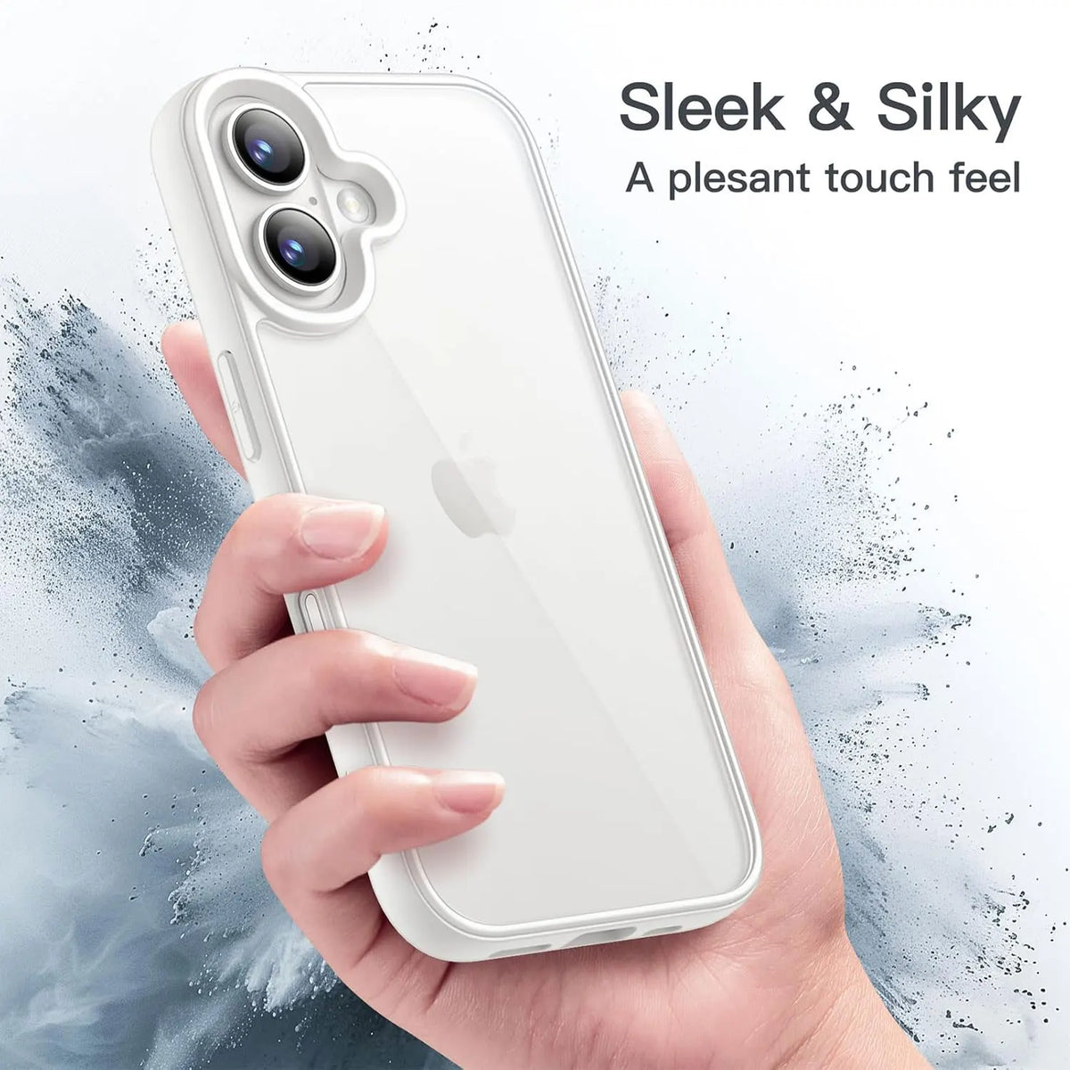 Colour Back Transparent Shockproof Phone Case