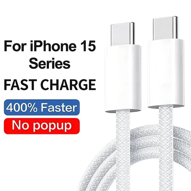 35W USB-C Fast Charger & Cable for iPhone