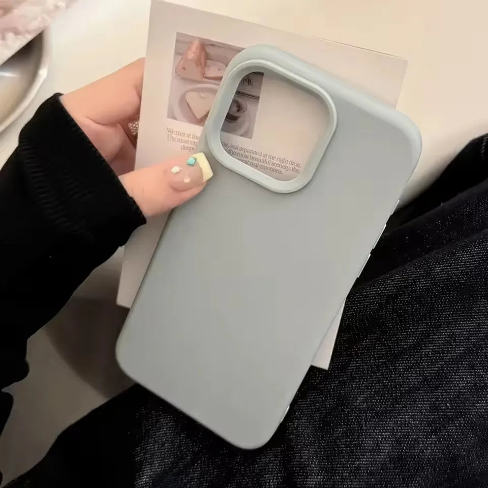 Silicone Solid Color Simple Fashion Phone Case