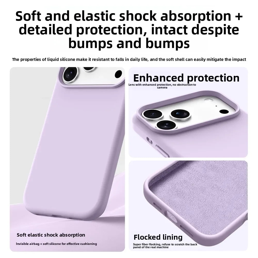 Liquid Silicone MagSafe Phone Case