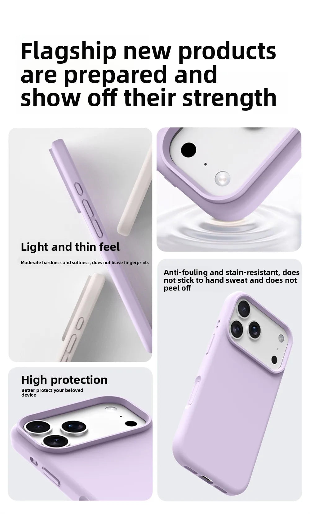 Liquid Silicone MagSafe Phone Case