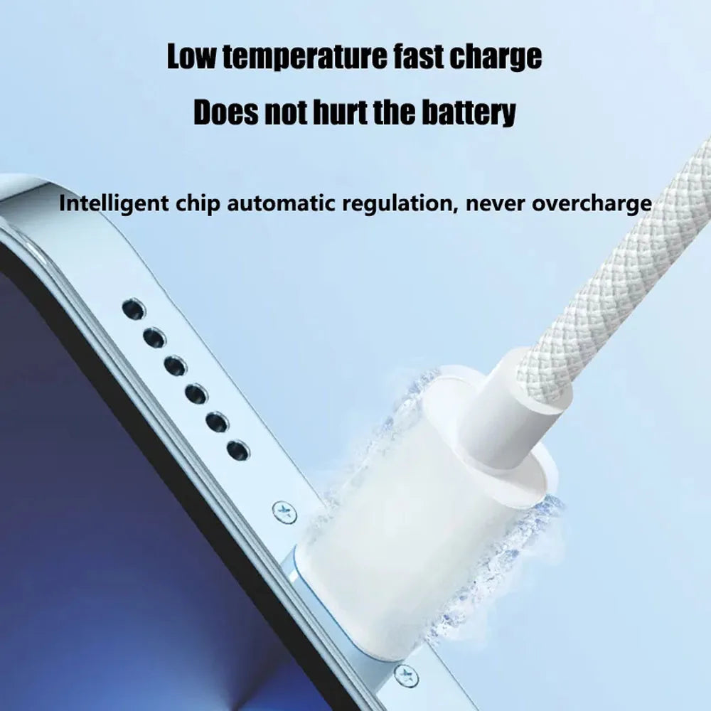 20W USB-C Fast Charging Cable for iPhone & iPad