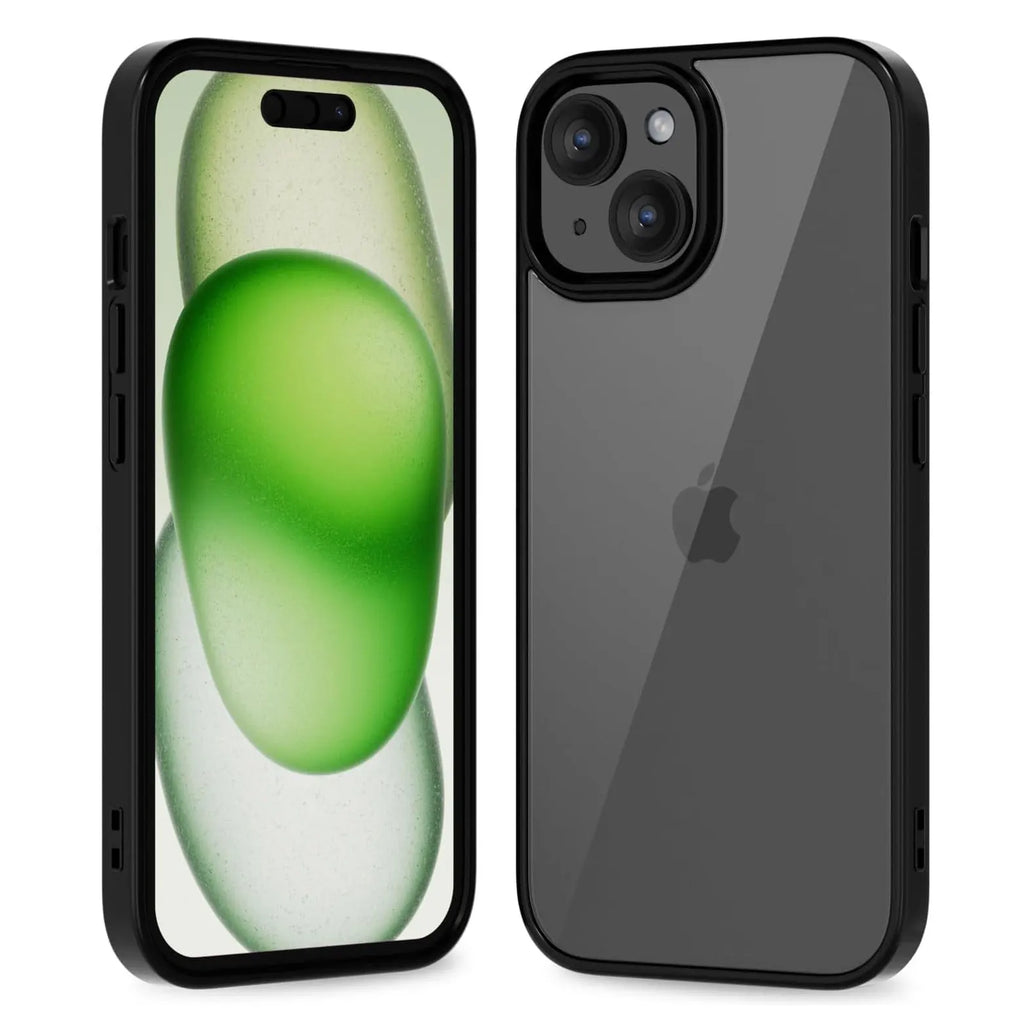Colour Back Transparent Shockproof Phone Case