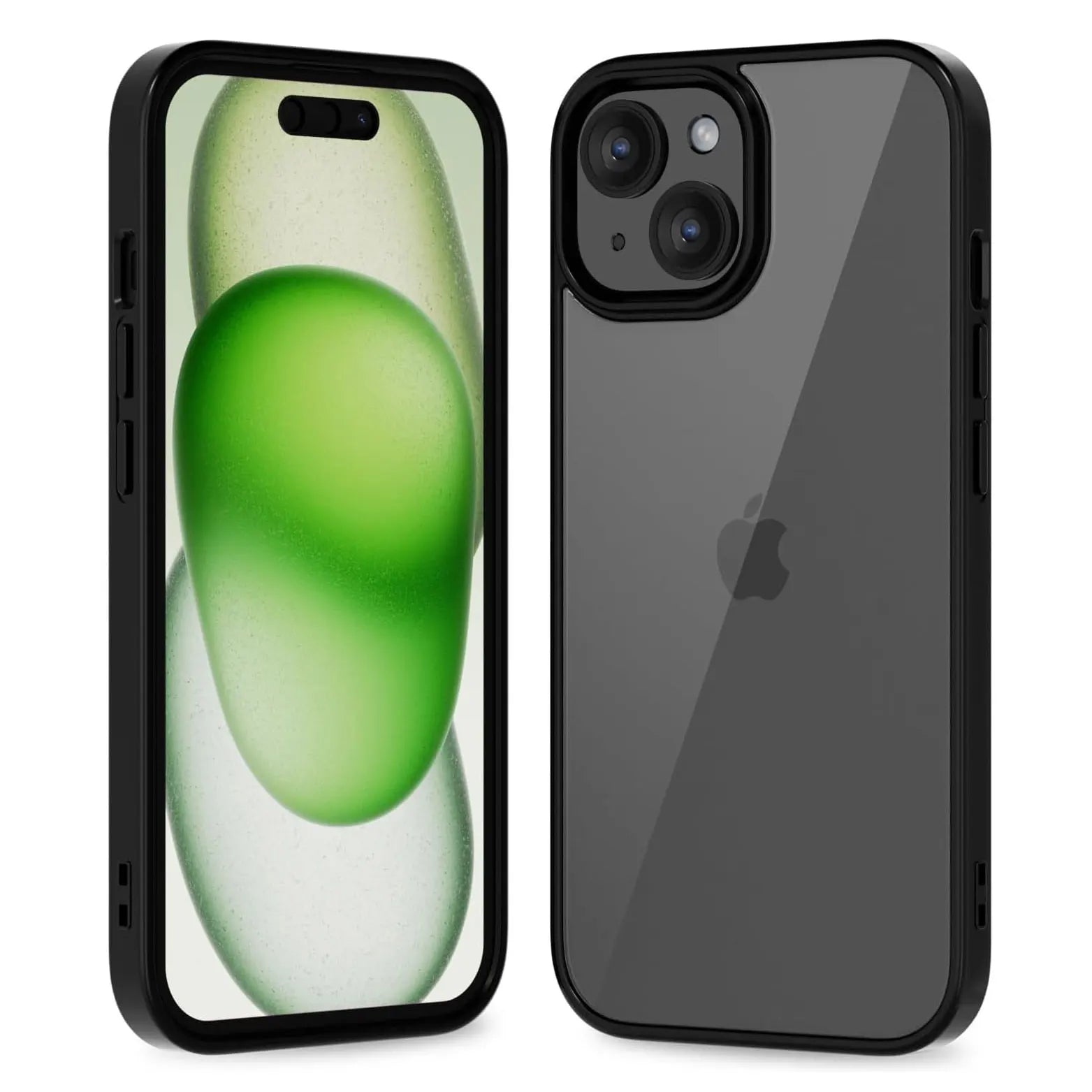 Colour Back Transparent Shockproof Phone Case