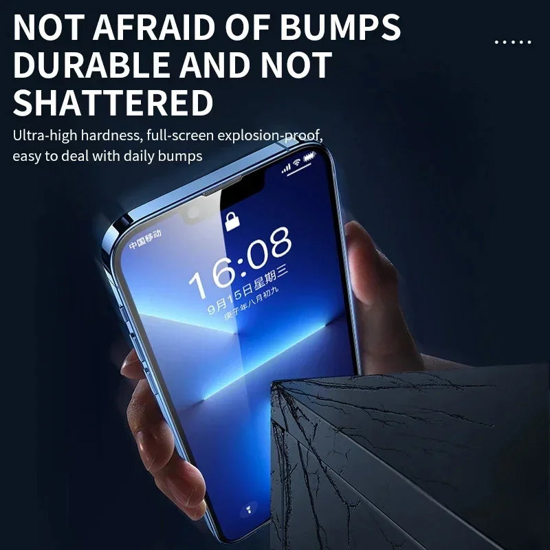 iPhone Tempered Glass Screen Protector (3-Pack)