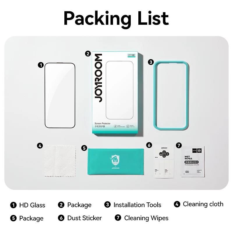 Joyroom iPhone Tempered Glass Screen Protector