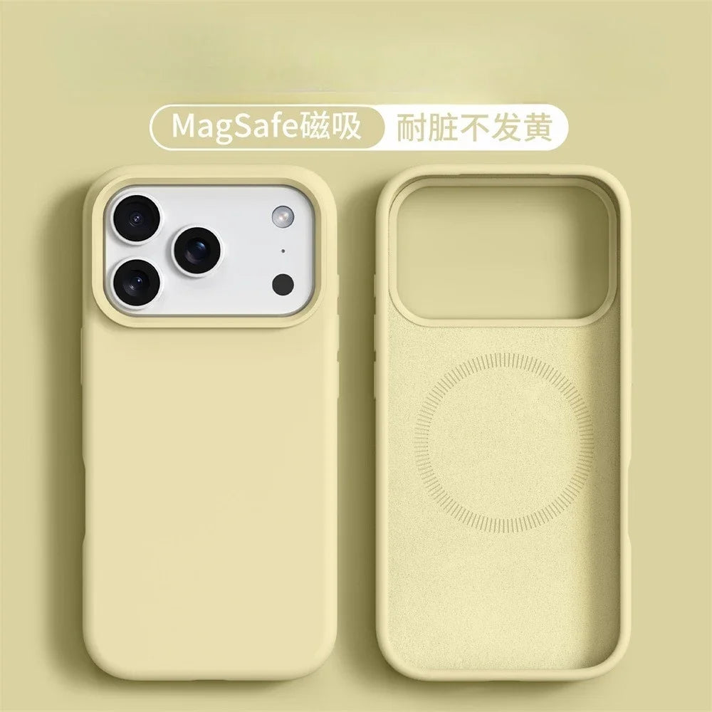 Liquid Silicone MagSafe Phone Case