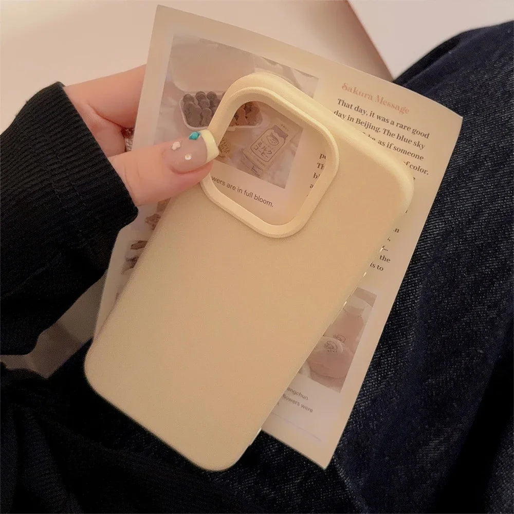 Silicone Solid Color Simple Fashion Phone Case