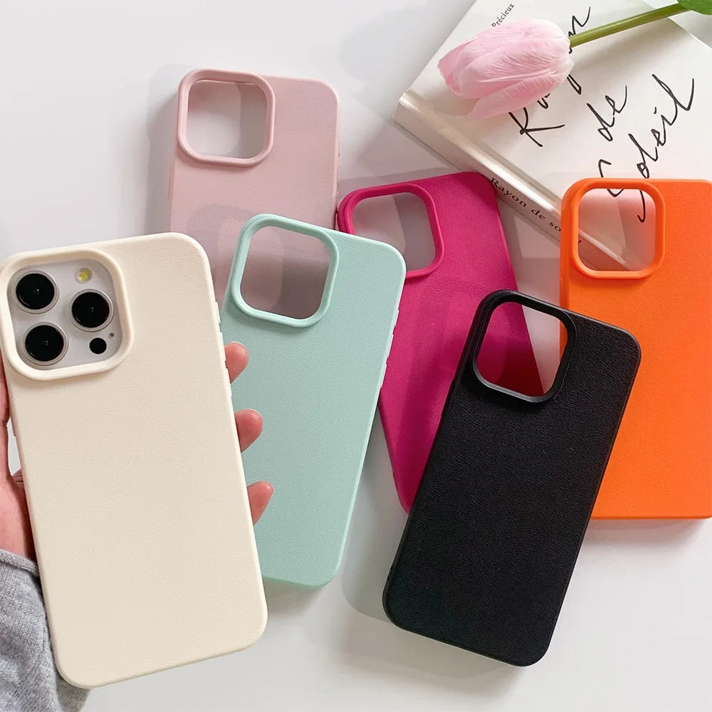 Leather Phone Case For iPhone