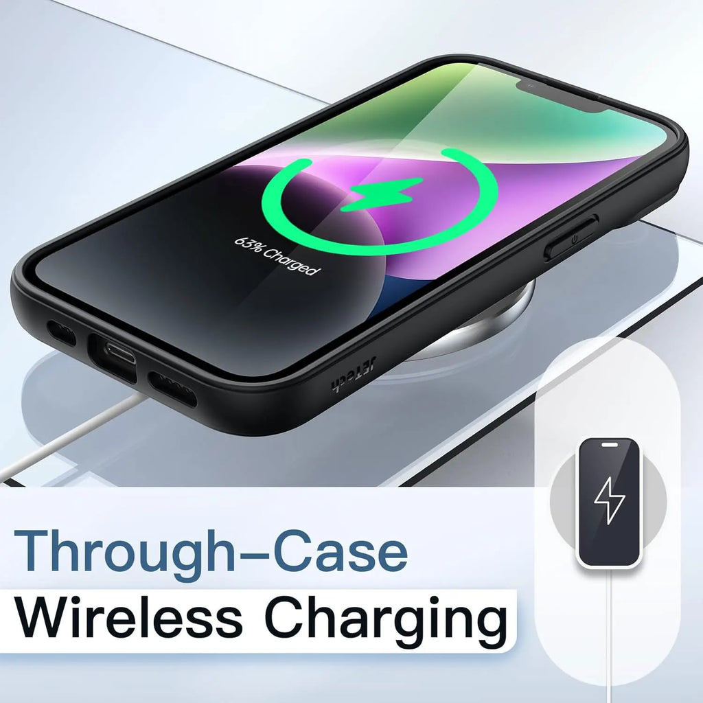 Colour Back Transparent Shockproof Phone Case